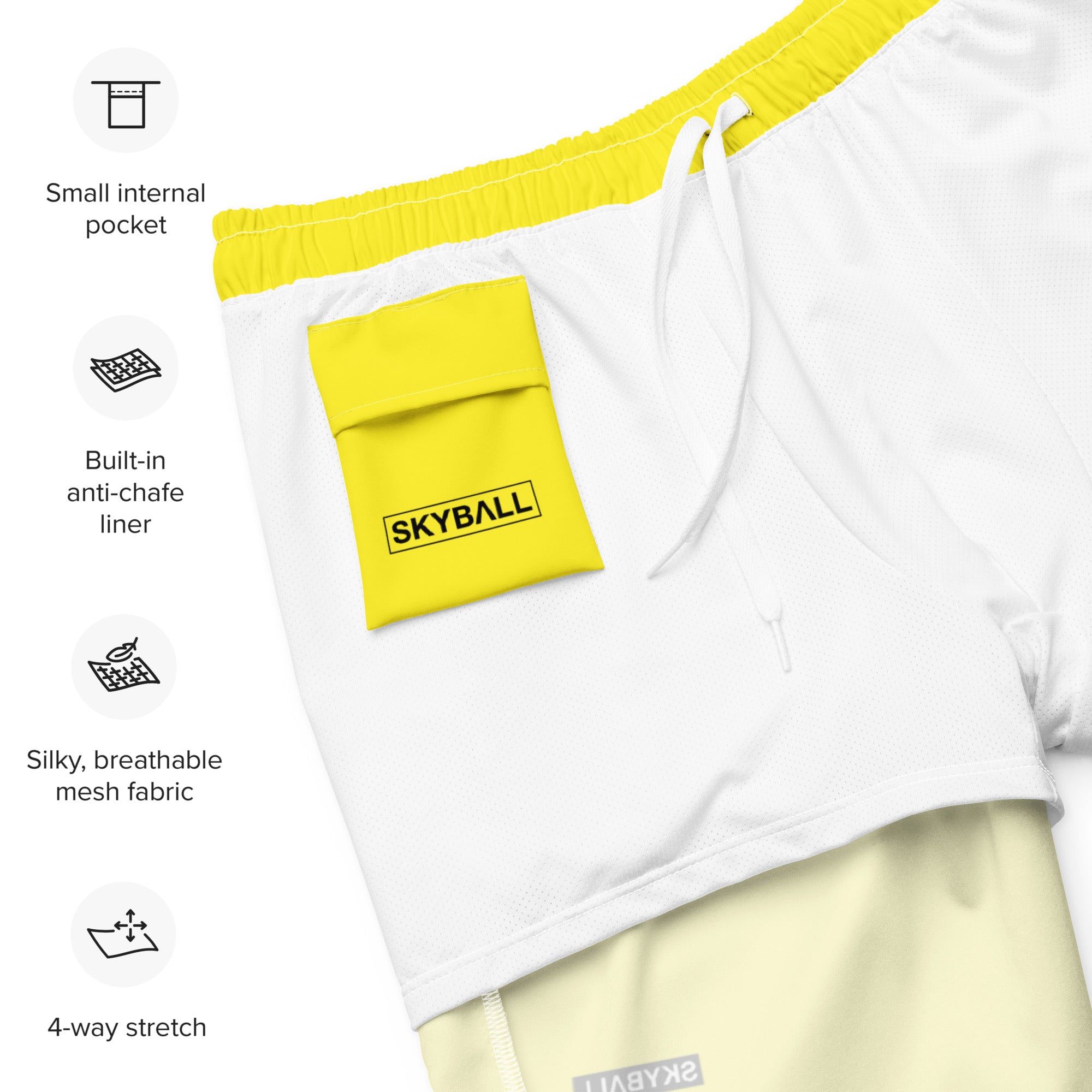 Everyday Recycled Volleys - Reverse / Neon Yellow