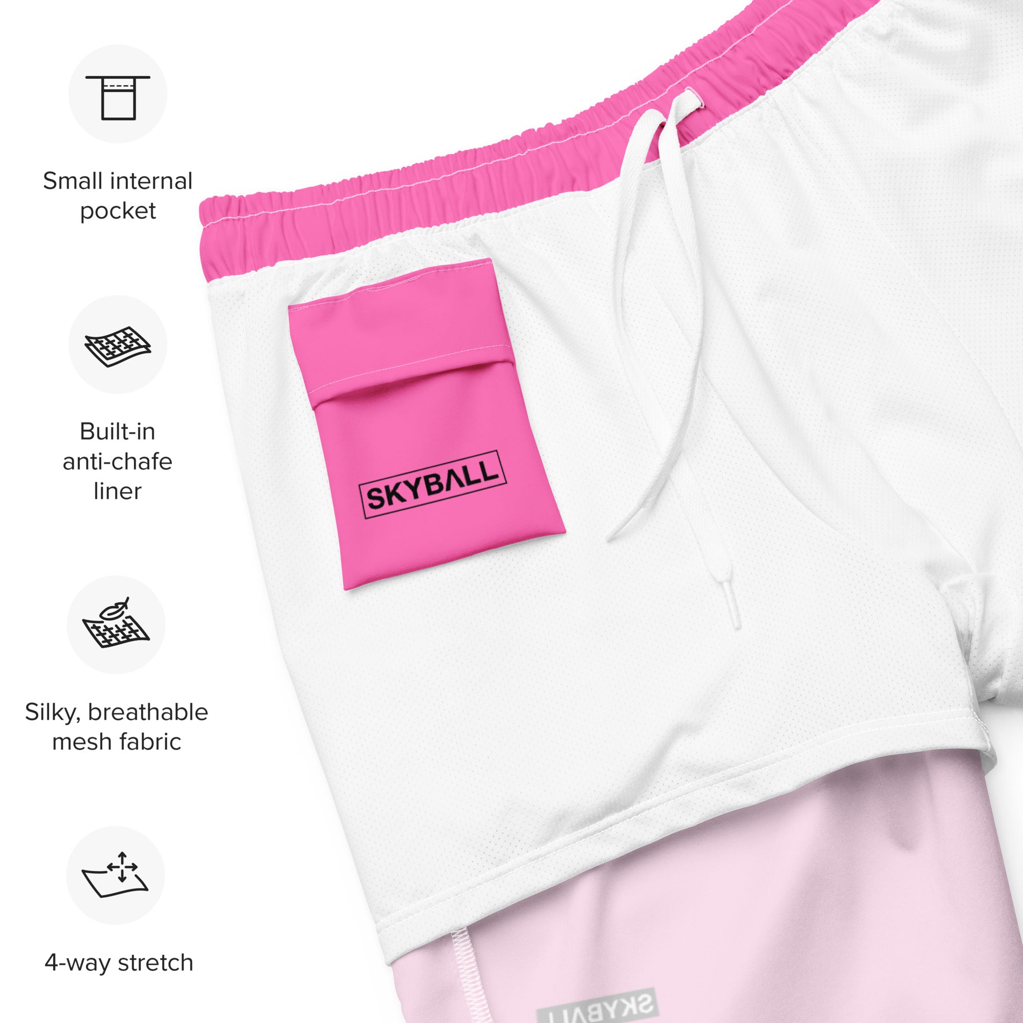 Everyday Recycled Volleys - Reverse / Neon Hot Pink