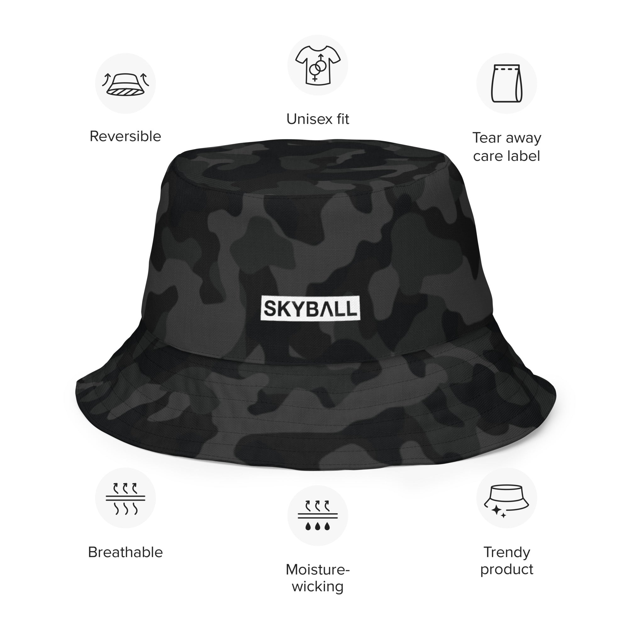 Reversible bucket hat