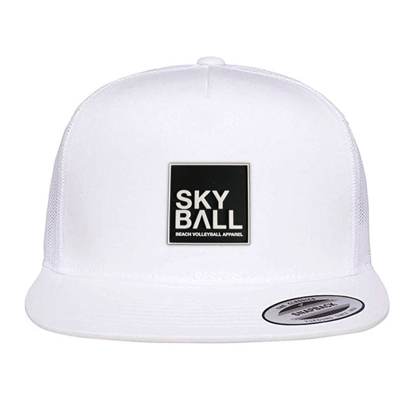 The Full Patch Snapback Trucker Hat - White