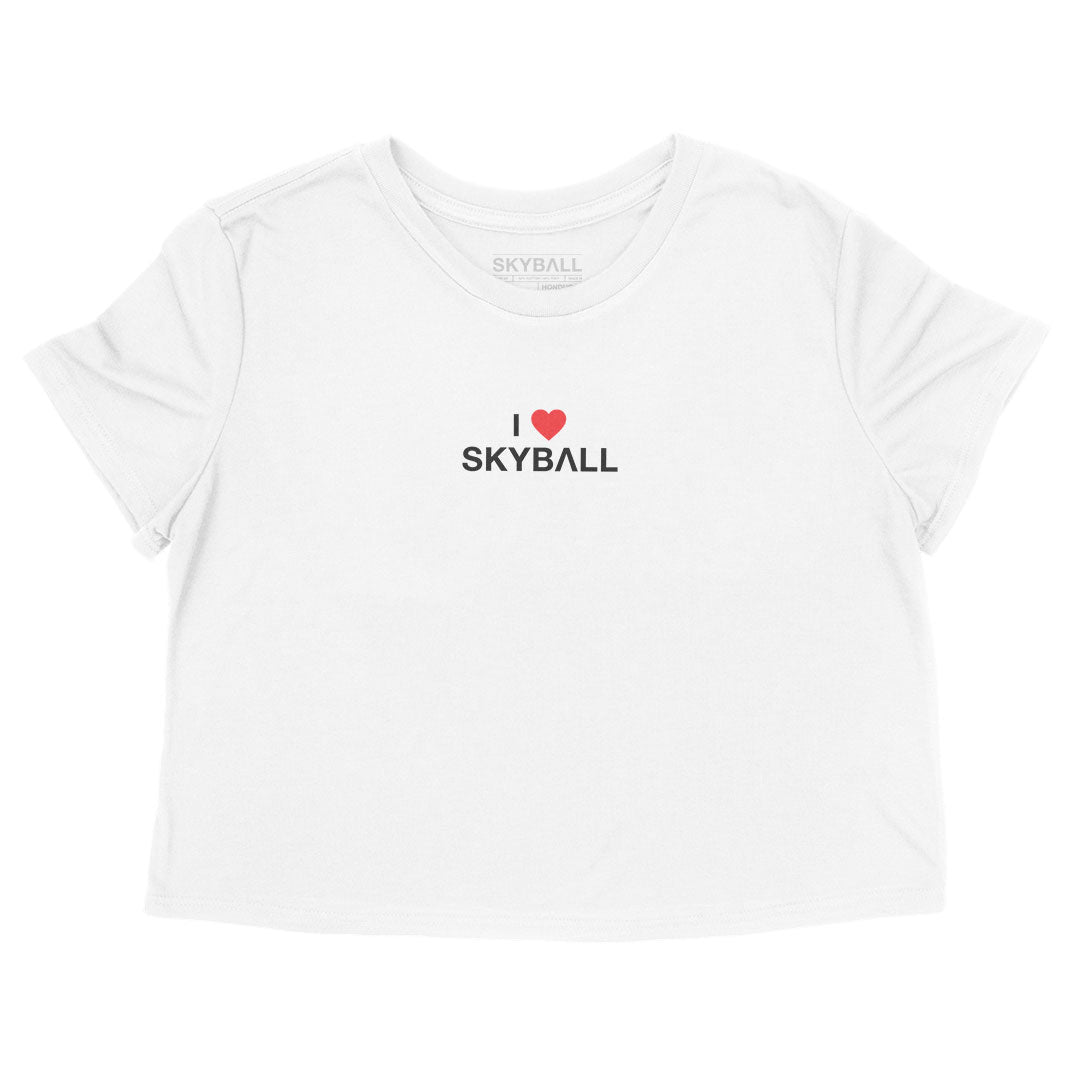 I love Skyball Cropped T-Shirt