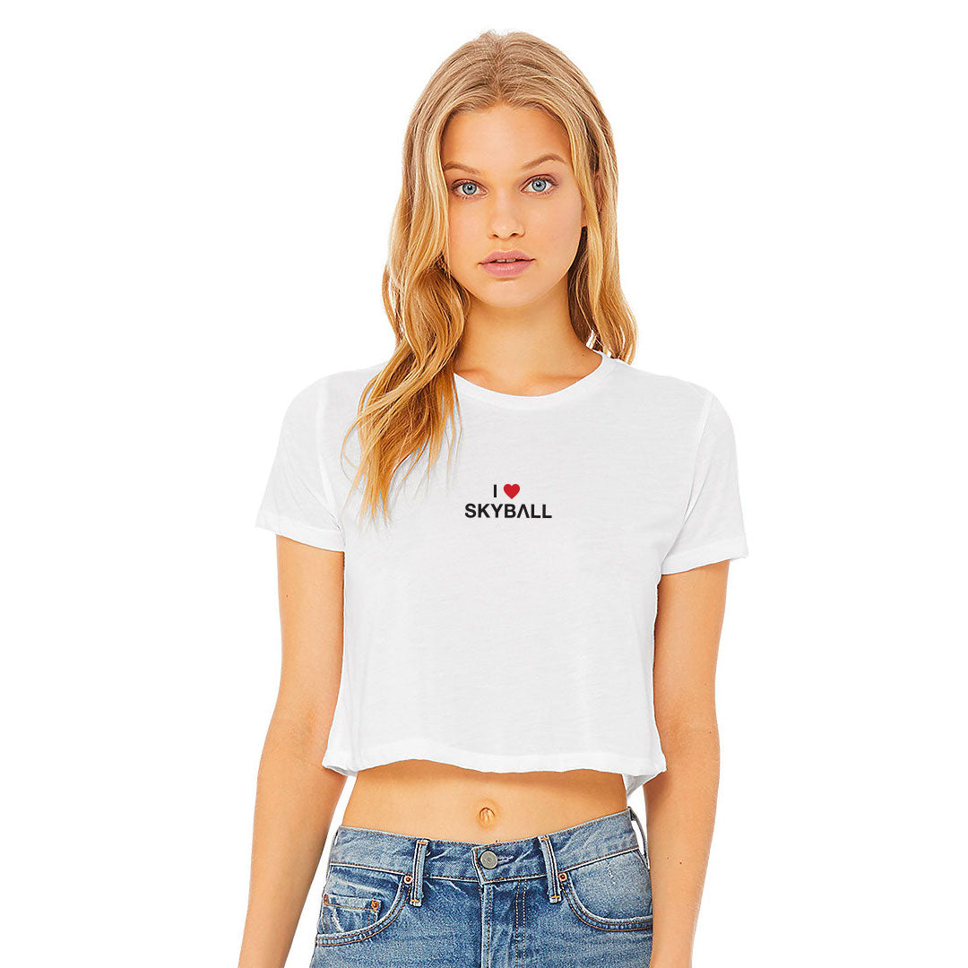 I love Skyball Cropped T-Shirt