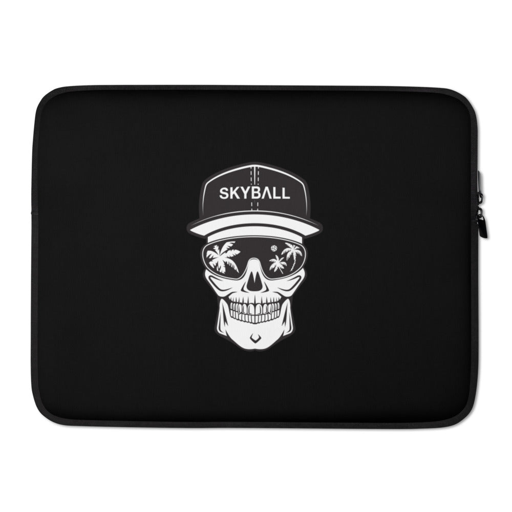 Skyball Laptop Sleeve - Skully / Black