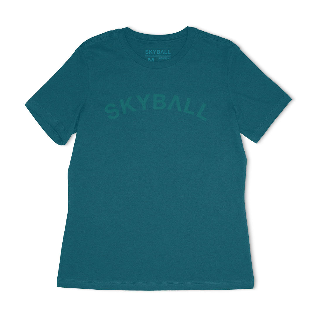 Curved Logo - Women's Relaxed Fit T-Shirt