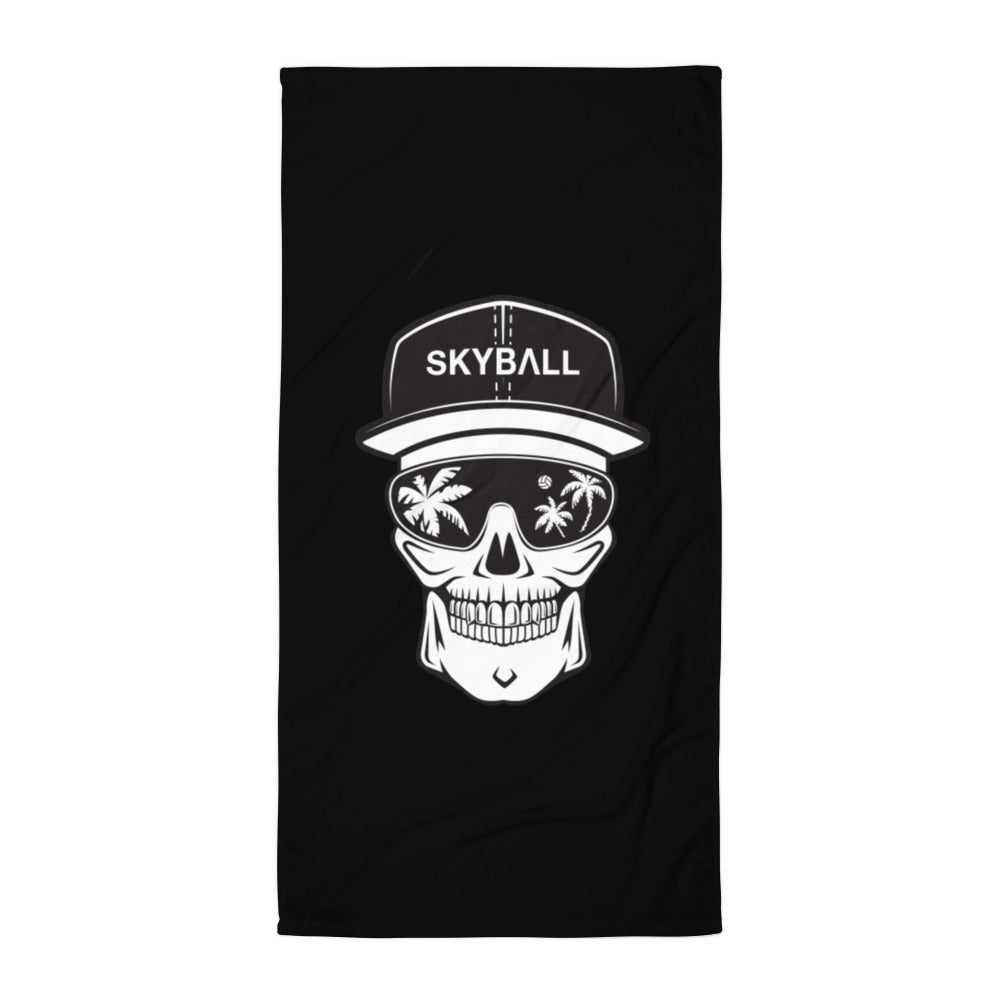 Skyball Beach Volleyball Apparel - Skully Beach Towel