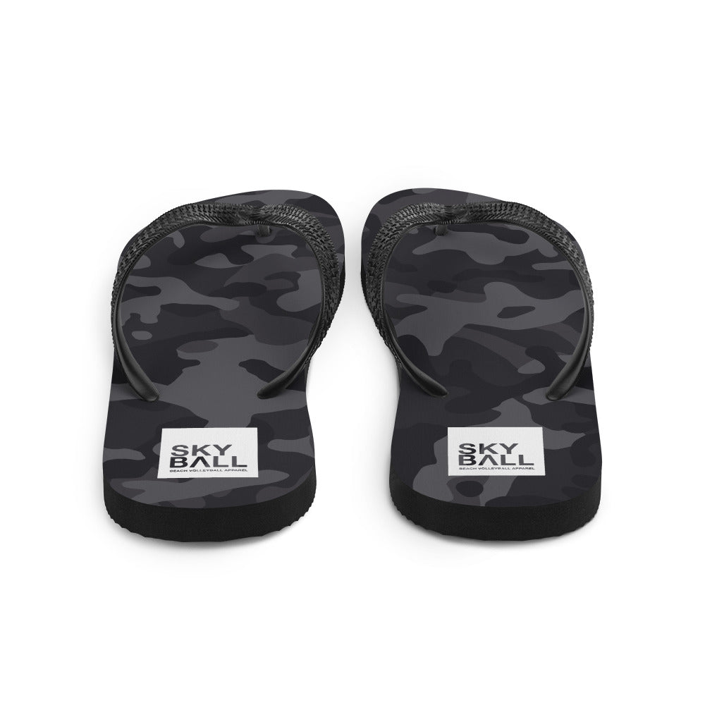 Skyball Beach Volleyball Apparel - Boardwalk Flip-Flops - Full Patch / Multicam