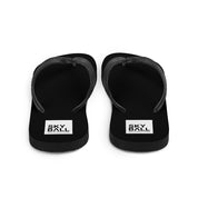 Skyball Beach Volleyball Apparel - Boardwalk Flip-Flops - Full Patch / Black