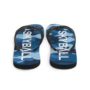 Skyball Beach Volleyball Apparel - Boardwalk Flip-Flops - Original / Blue Camo