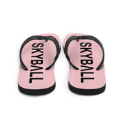 Skyball Beach Volleyball Apparel - Boardwalk Flip-Flops - Original / Pink & Black