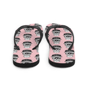 Skyball Beach Volleyball Apparel - Boardwalk Flip Flops - Skully / Pink