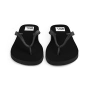 Skyball Beach Volleyball Apparel - Boardwalk Flip-Flops - Full Patch / Black