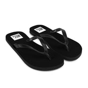 Skyball Beach Volleyball Apparel - Boardwalk Flip-Flops - Full Patch / Black