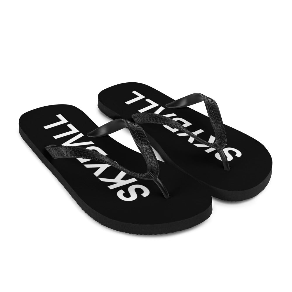 Skyball Beach Volleyball Apparel - Boardwalk Flip-Flops - Original / Black & White