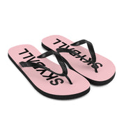 Skyball Beach Volleyball Apparel - Boardwalk Flip-Flops - Original / Pink & Black