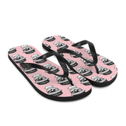 Skyball Beach Volleyball Apparel - Boardwalk Flip Flops - Skully / Pink