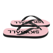 Skyball Beach Volleyball Apparel - Boardwalk Flip-Flops - Original / Pink & Black