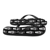 Skyball Beach Volleyball Apparel - Boardwalk Flip-Flops - Skully / Black