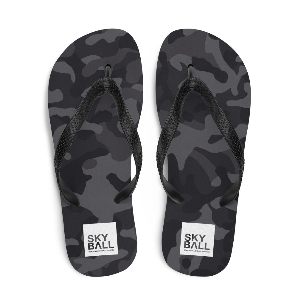 Skyball Beach Volleyball Apparel - Boardwalk Flip-Flops - Full Patch / Multicam