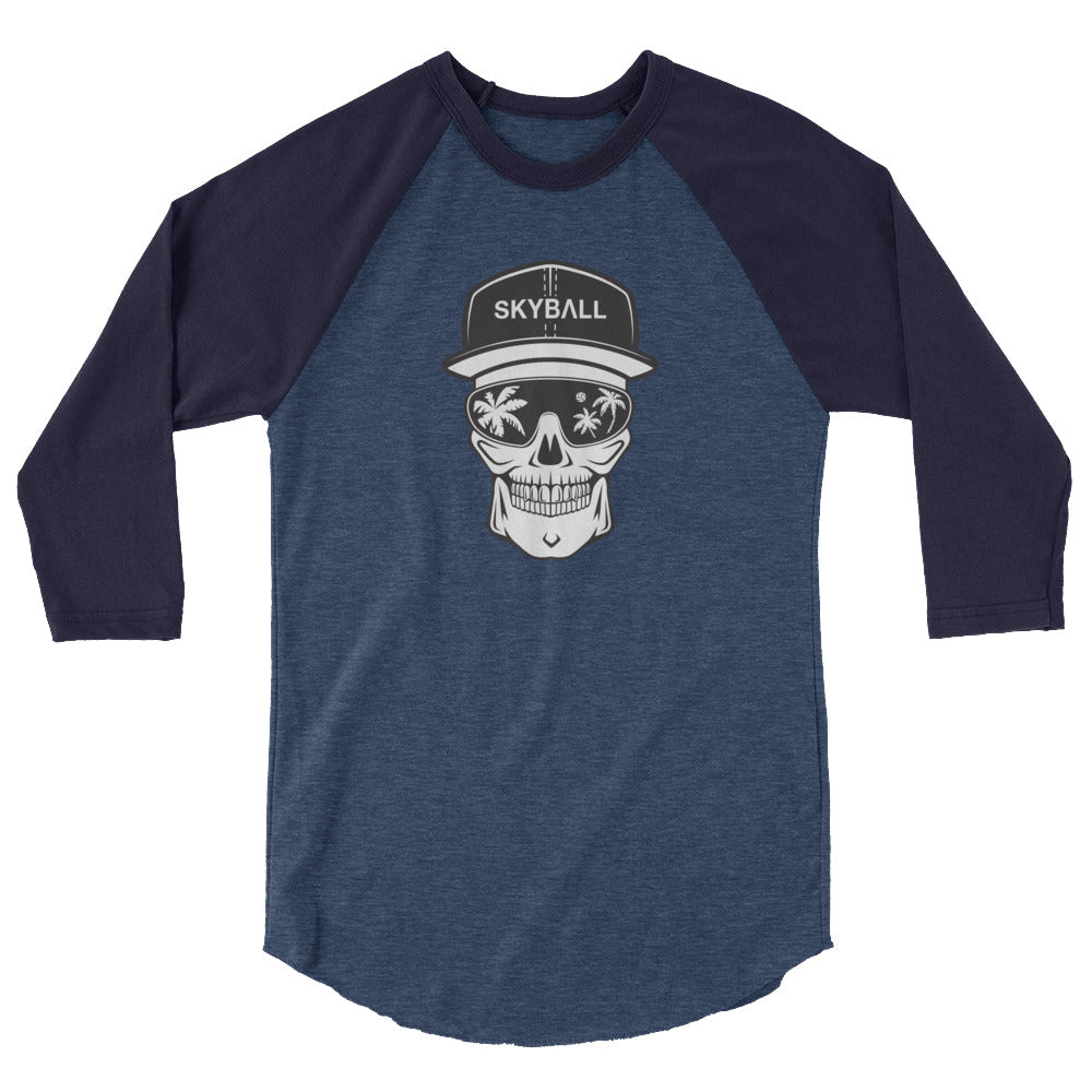 Skyball Skully 3/4 Sleeve Raglan Shirt