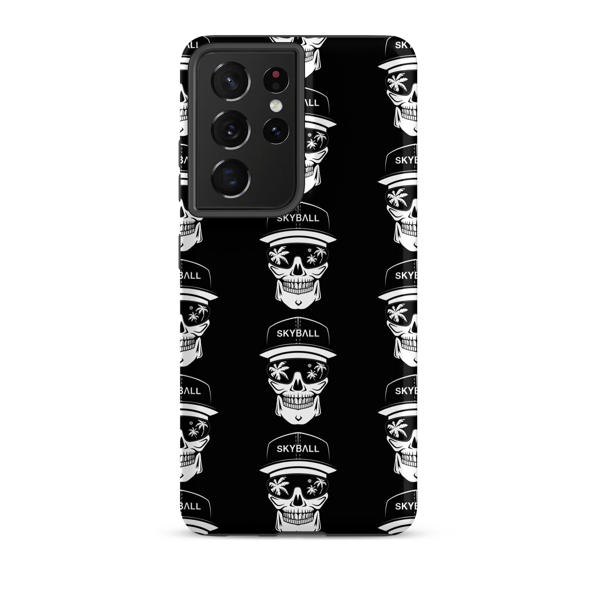 Skyball Samsung® Phone Case - Skully / Black