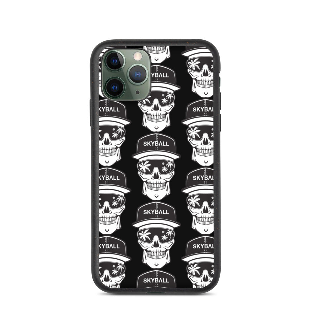 Skyball Biodegradable Phone Case - Skully / Black