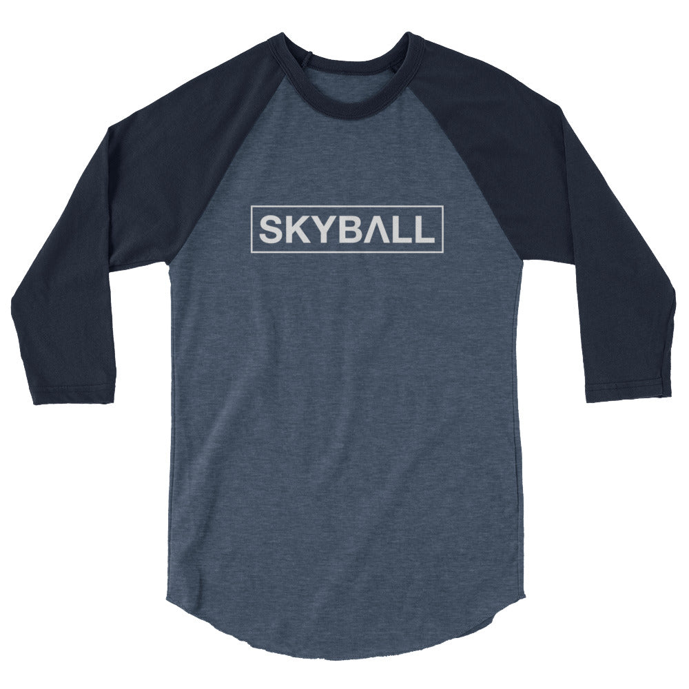 Skyball Beach Volleyball Apparel - In Bounds 3/4 Raglan T-Shirt