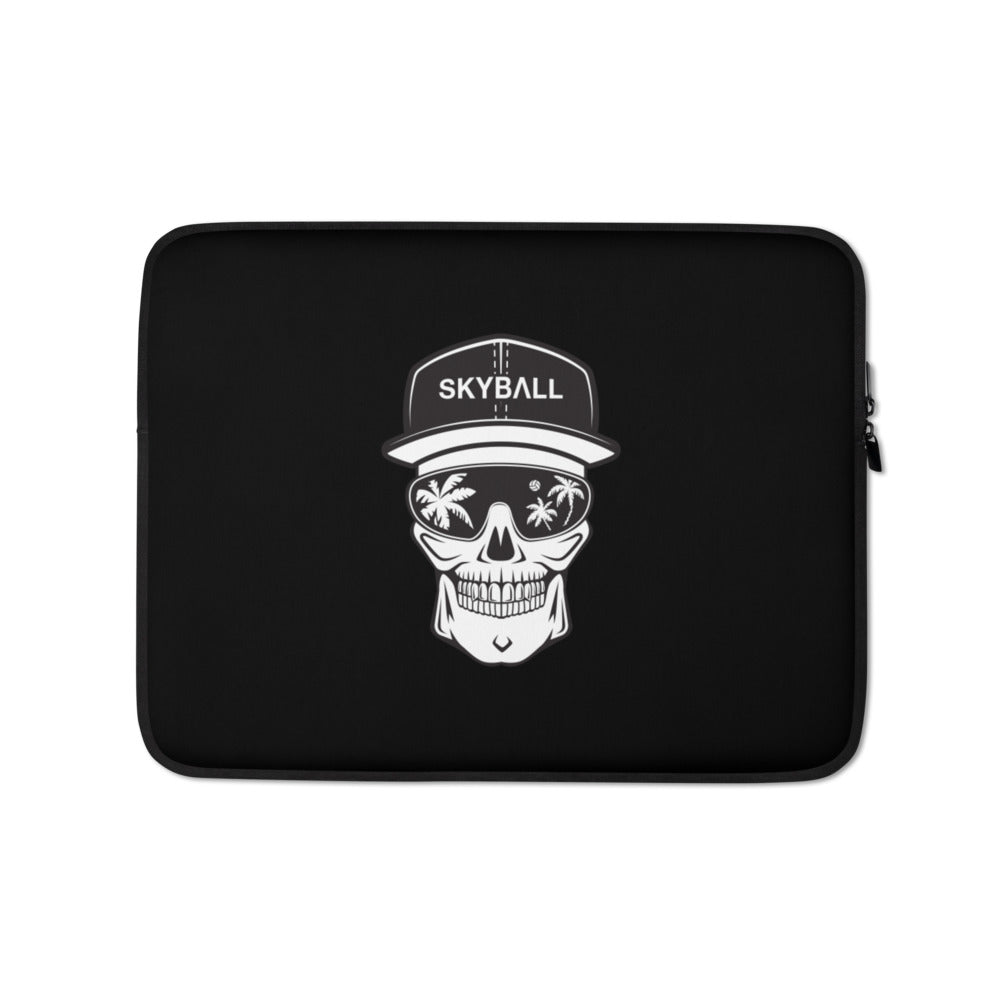 Skyball Laptop Sleeve - Skully / Black