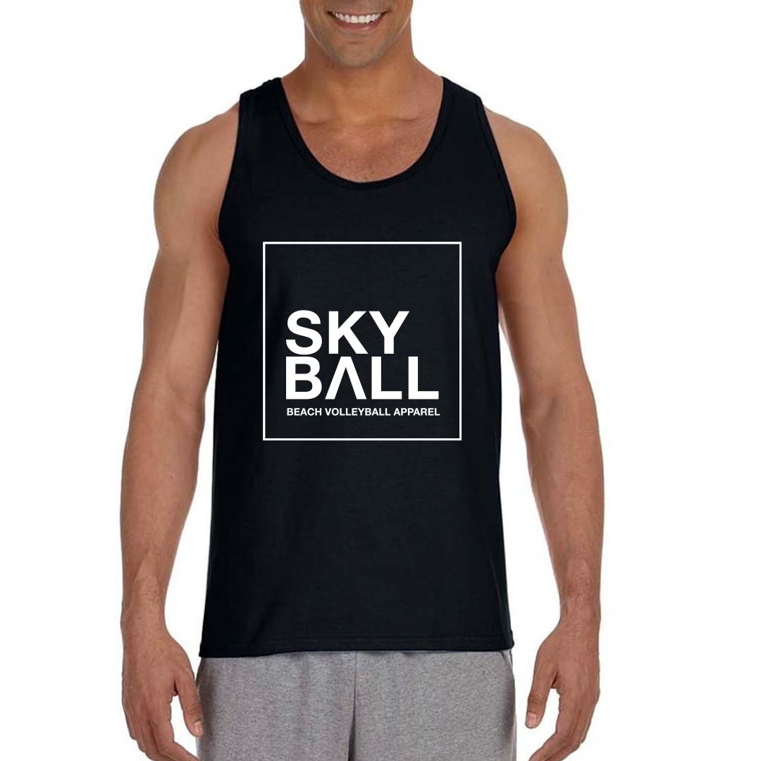 Skyball Beach Volleyball Apparel - Box Logo Tank Top