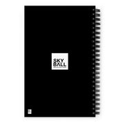 Skyball Spiral Notebook - Skully / Black