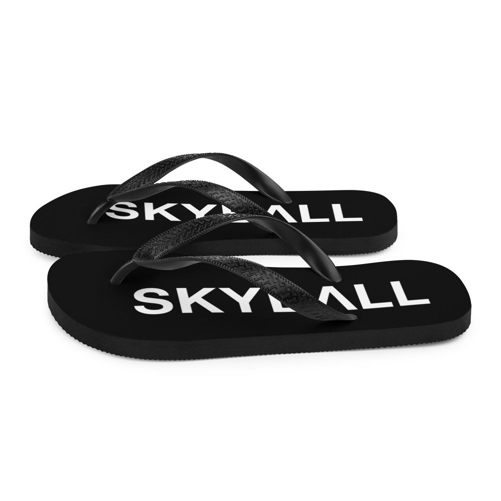 Skyball Beach Volleyball Apparel - Boardwalk Flip-Flops - Original / Black & White