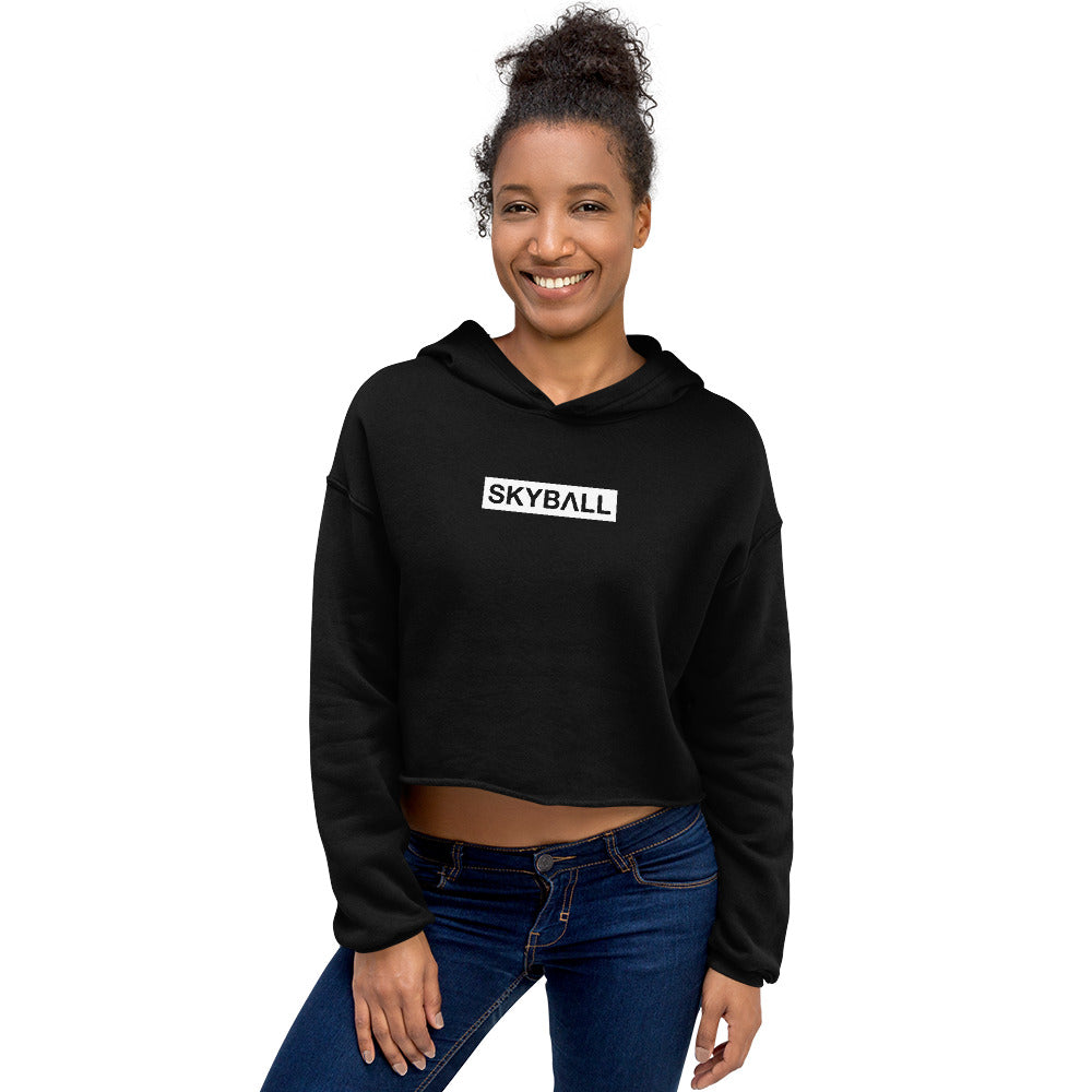Skyball Beach Volleyball Apparel - Reverse Cropped Hoodie